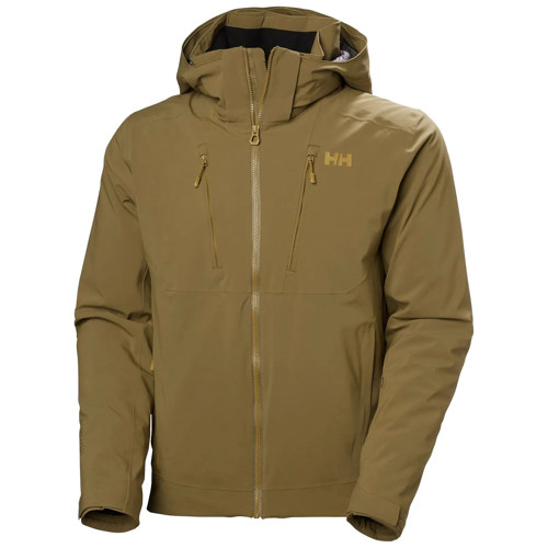 Helly Hansen Alpha 4.0 Ski Jacket for Men Medium Sepia