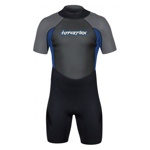 Hyperflex Men's Access 2.5mm Back Zipper Spring Suit, Black Large Blue