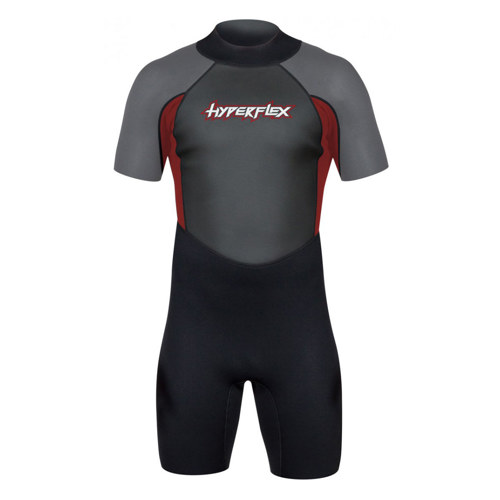 Hyperflex Men's Access 2.5mm Back Zipper Spring Suit, Black Small Red