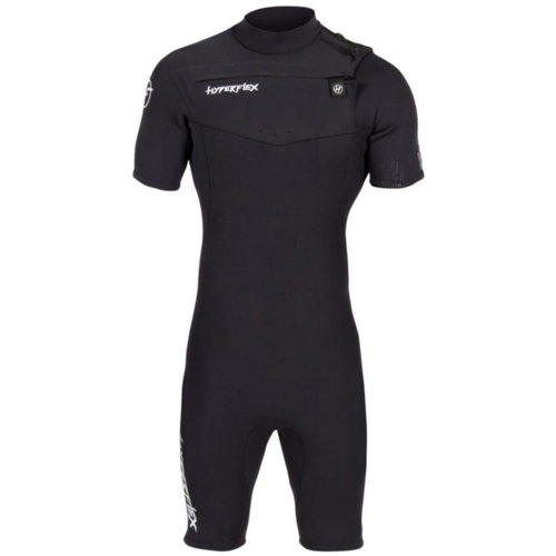 Hyperflex 2.5mm Vyrl Men's Chest Zip Springsuit Wetsuit Small Black