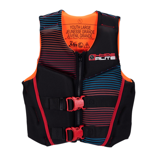 Hyperlite Youth Indy Vest for Boys Large Black/Red