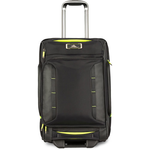 High Sierra AT8 Carry-On Wheeled Duffel Upright