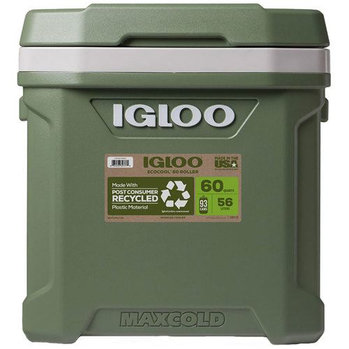 Igloo EcoCool Latitude 60 QT Roller Cooler