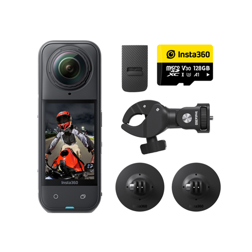 Insta360 X5 8K 360 Action Camera Motorcycle Bundle