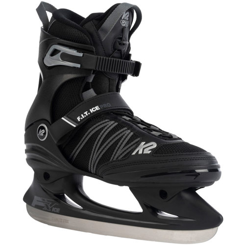 K2 Sports F.I.T. Ice Pro Skates for Men 9 Black/Gray