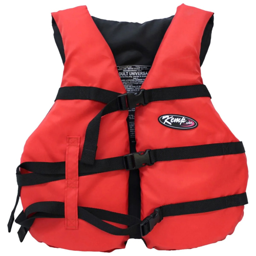 Kemp Universal Life Jacket Adult Oversized Red