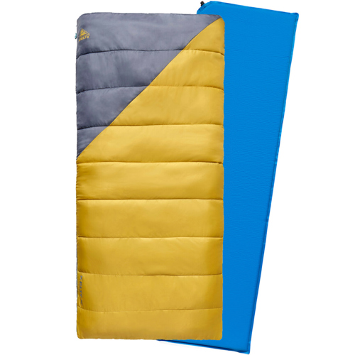 Kelty Campground Kit with Sleeping Bag and Sleeping Pad