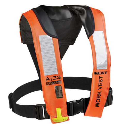 Kent A-33 All Clear Automatic Inflatable Work Vest