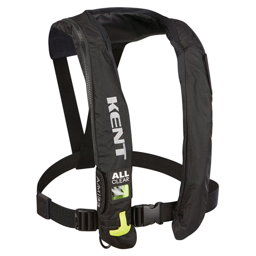 Kent A/M-33 All Clear Automatic/Manual Inflatable Life Jacket Black