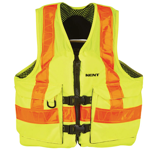 Kent Hi-Vis Mesh Deluxe Vest X-Large Yellow