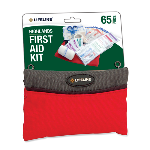 Lifeline Highlands First Aid Kit 65 Piece 4116 SunnySports