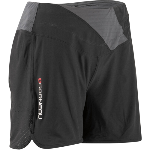 Louis Garneau Rio Cycling Short w/Underpant Liner for Women - Black/Gray