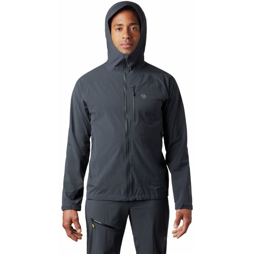 Mountain Hardwear Men's Stretch Ozonic Jacket - Small - Dark Storm