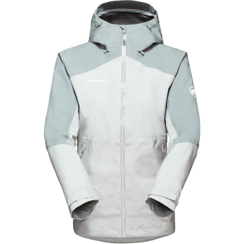 Mammut Compressible Rain Jacket for Hiking Convey Tour Jacket Female Grey XL