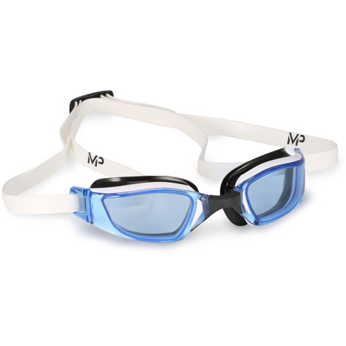 Michael Phelps (MPS) XCEED Goggle Blue Lens, White/Black