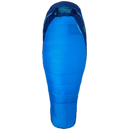 Marmot Trestles 15 Sleeping Bag - Long Left Hand Cobalt Blue/Blue Night