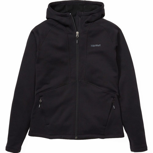 Marmot Olden Polartec Power Stretch Pro Hoody Jacket for Women Small Black