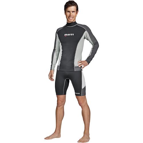 Mares Men's Rash Guard Trilastic Long Sleeve Shirt Medium