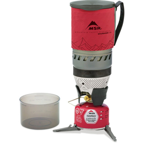 MSR WindBurner Personal 1.0L Stove System Red