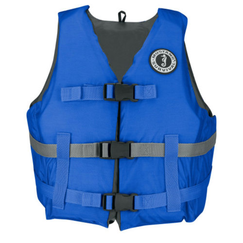 Mustang Survival Livery Foam Vest Blue X-Large/XX-Large