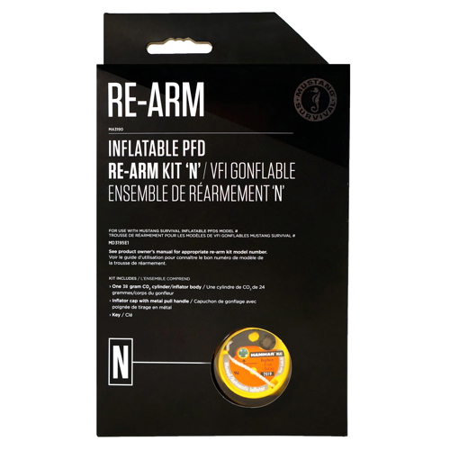 Mustang Survival Re-Arm Kit N-38g Hammar w/Metal Handle for Atlas 190 DLX PFDs