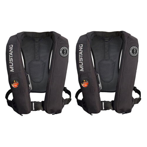 Mustang Survival Elite 28 inflatable PFD Black 2-Pack