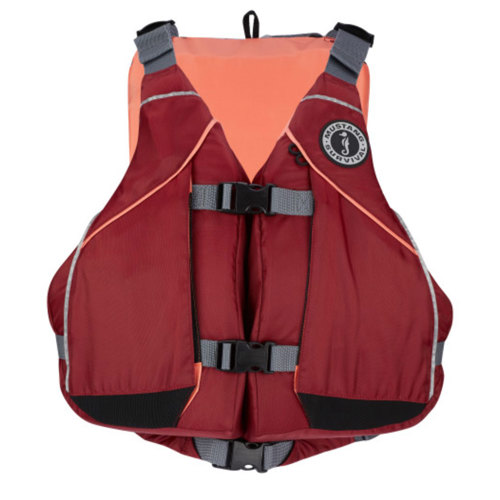 Mustang Survival Moxie Foam Vest for Women Medium/Large Merlot/Coral