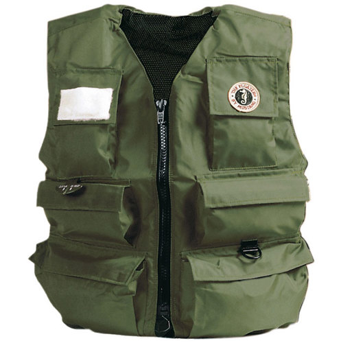Mustang Inflatable Fisherman Vest, Olive