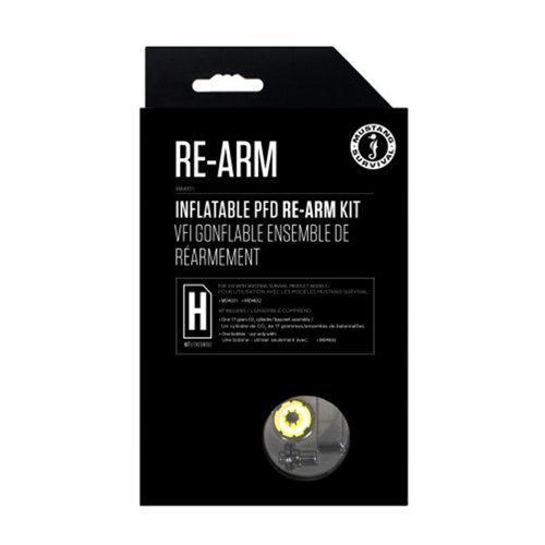 Mustang Survival Re-Arm Kit H, 17g Auto/Manual, Silver