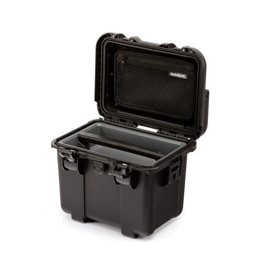 Nanuk Trail 10 Eco-Friendly Waterproof Compact Gear Case, Black