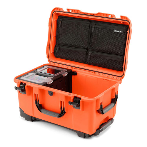 Nanuk Trail 50 Wheeled Waterproof Gear Case, Orange