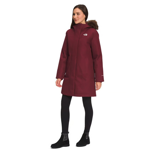 The North Face Arctic Parka for Women Burgundy Crush Medium