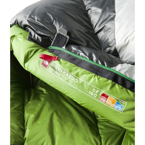 The North Face Green Kazoo 0F Down Sleeping Bag, Regular