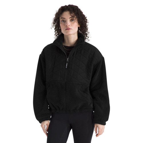 The North Face Women's Cabin Fleece Full Zip TNF Black Large