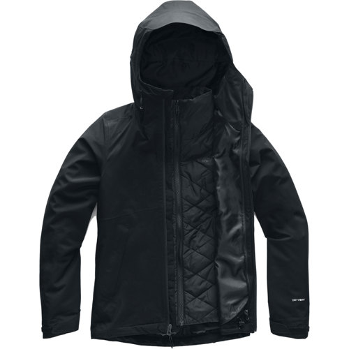 the north face carto triclimate hooded jacket