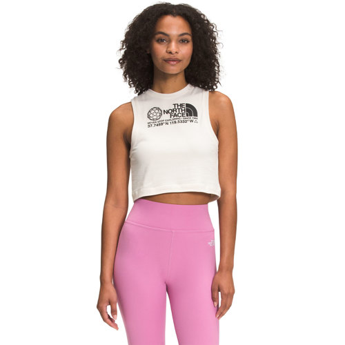 The North Face Coordinates Tanks for Women Vintage White X-Small