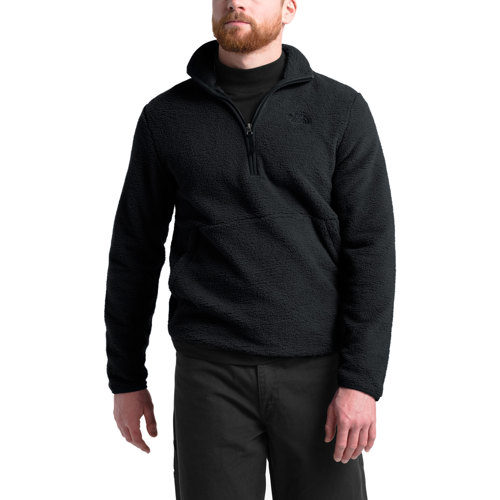 north face sherpa quarter zip
