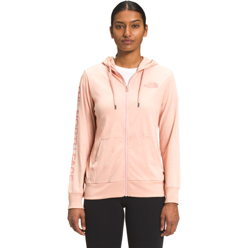north face peach hoodie