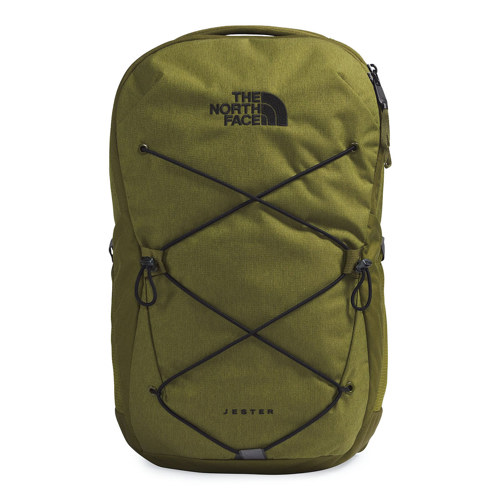The North Face Jester Backpack Forest Olive Light Heather/TNF Black
