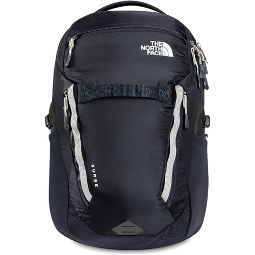 north face surge backpack black