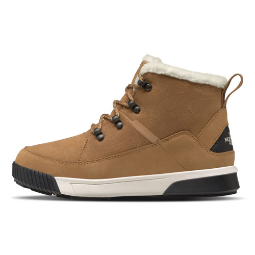 The North Face Sierra V Mid Lace Waterproof Boots for Women 7.5 Almond Butter/TNF Black