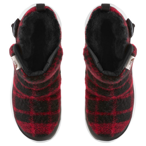 red and black plaid north face