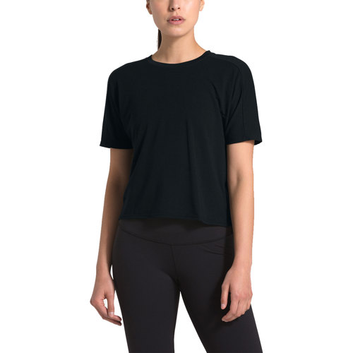 The North Face Women's Workout Novelty SS Top - Large - TNF Black