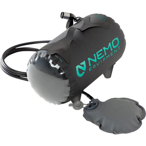 Nemo Helio Pressure Shower, Black/Dark Verglas, 2020 Model