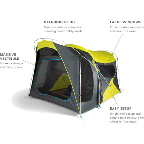 Nemo Wagontop Camping 6 Person Tent