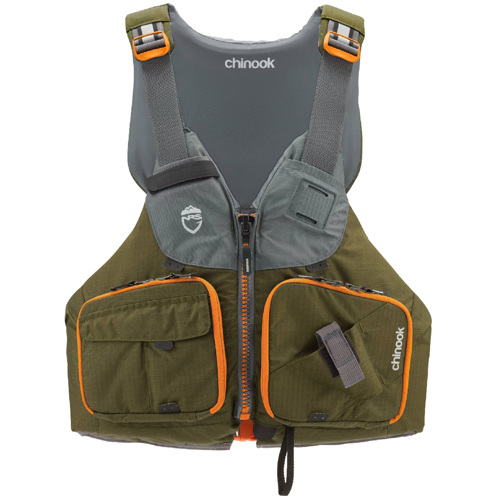 NRS Chinook Fishing Personal Floatation Device X-Large/XX-Large Bark