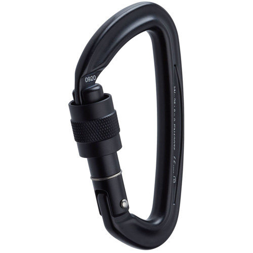 NRS Public Safety Sliq Screw Lock Carabiner Black
