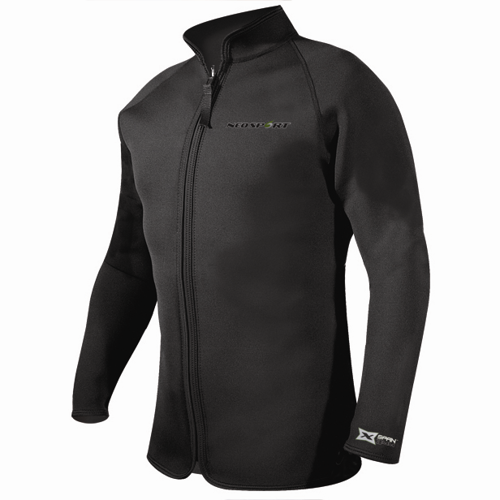 NeoSport 3mm Xspan Unisex Jacket X-Large Black