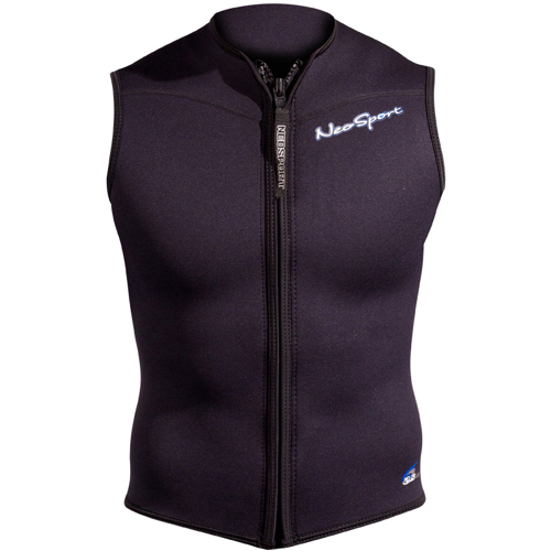 NeoSport 2.5mm Men's Front Zip Vest Wetsuit Small Black