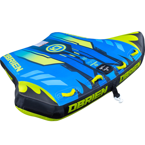 O'Brien Bat Wing 2 Person Towable Tube 2-Person Blue/Yellow